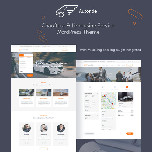 AutoRide – Chauffeur Limousine Booking WordPress Theme