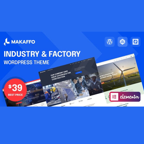 Makaffo | Industry & Factory WordPress Theme