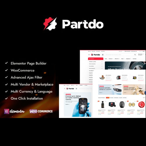 Partdo – Auto Parts and Tools Shop WooCommerce Theme