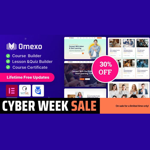 Omexo – Education & Online Courses WordPress Theme