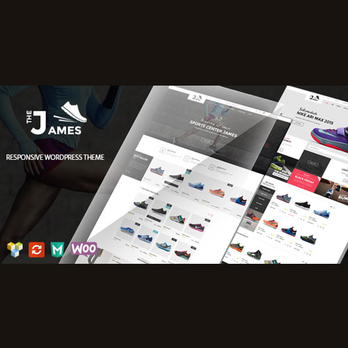 James – Responsive WooCommerce Shoes Theme