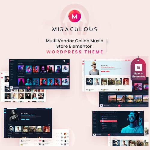 Miraculous – Multi Vendor Online Music Store Elementor WordPress Theme