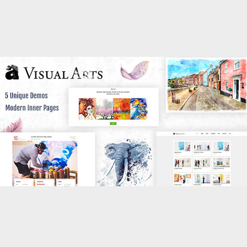 Visual Art | Gallery WordPress Theme