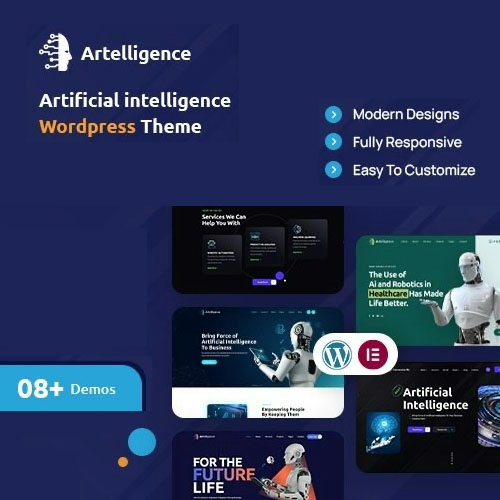 Artelligence | AI & Robotics WordPress Theme