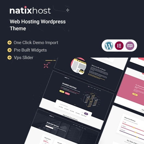 Natix | Web Hosting WordPress Theme